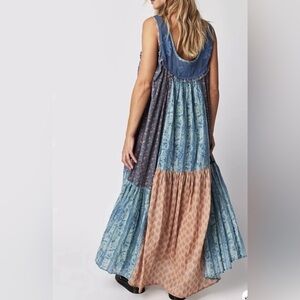 Free People Lost Palms Craft Maxi Dress Size Small